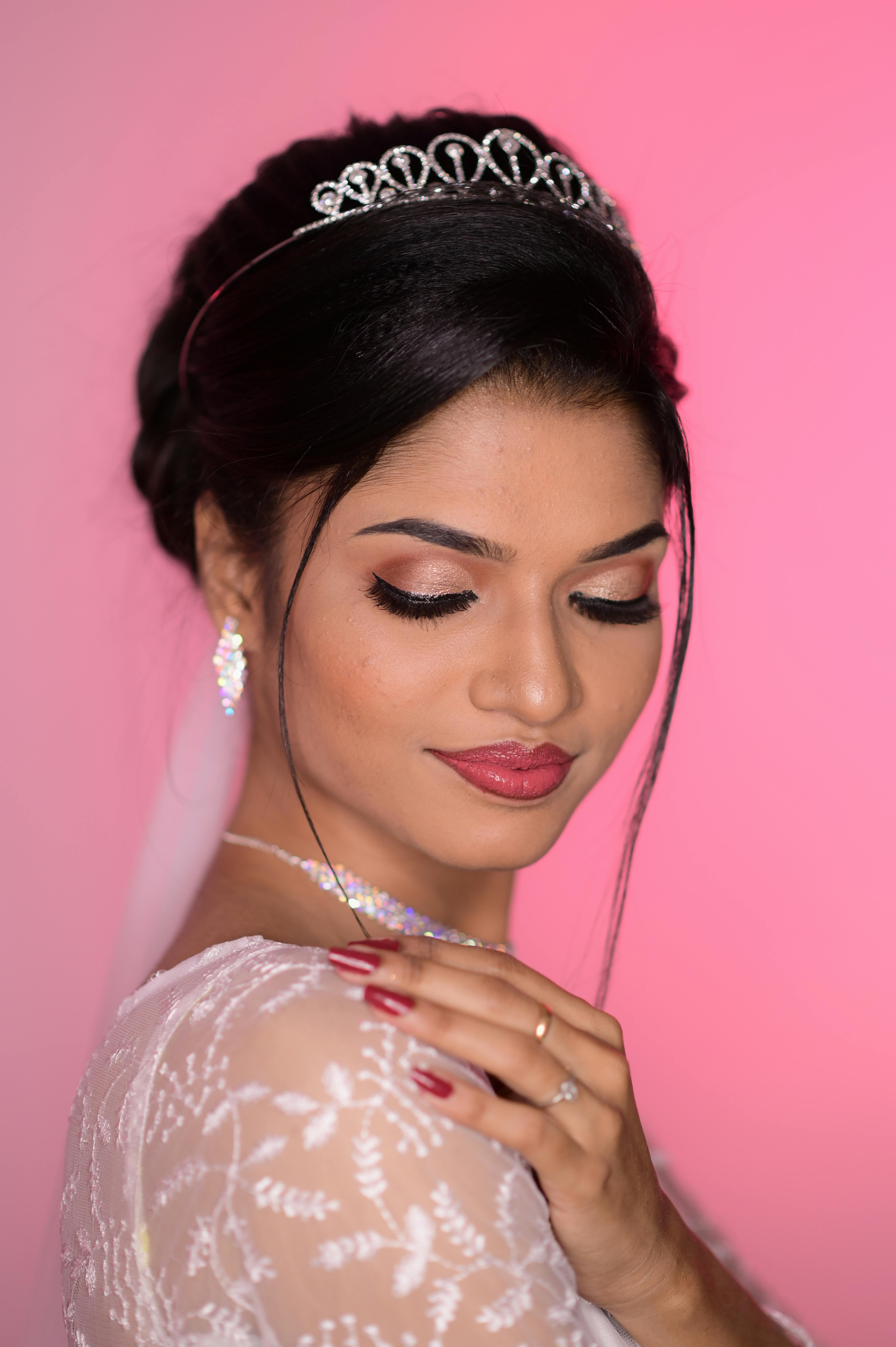 In-studio bridal makeup