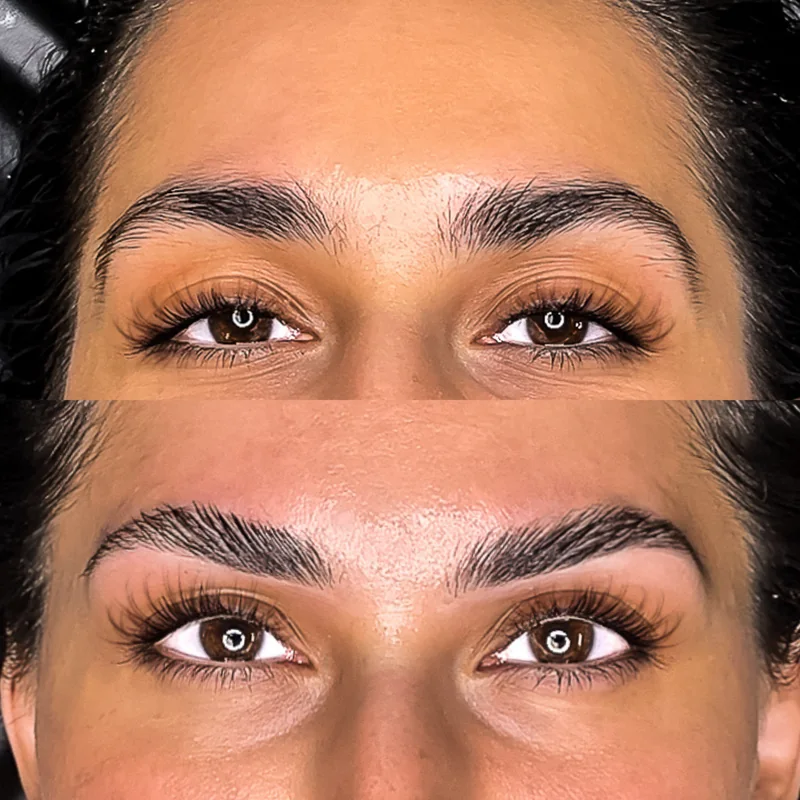 Brow lamination result by Makeup By Mary LLC