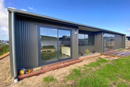 New build wall cladding installation completed by Northland Coastal Roofing