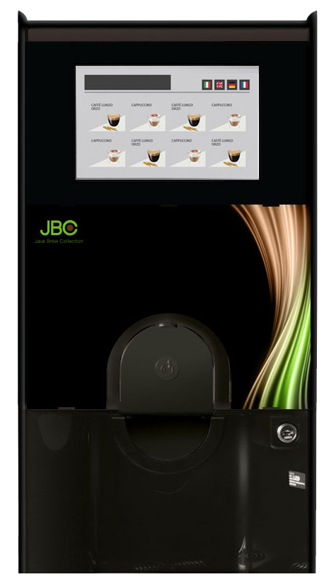 Compact bean to cup coffee machine
