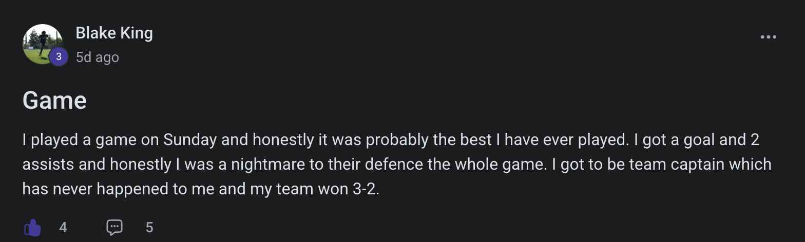 Blake: Best I Have Ever Played