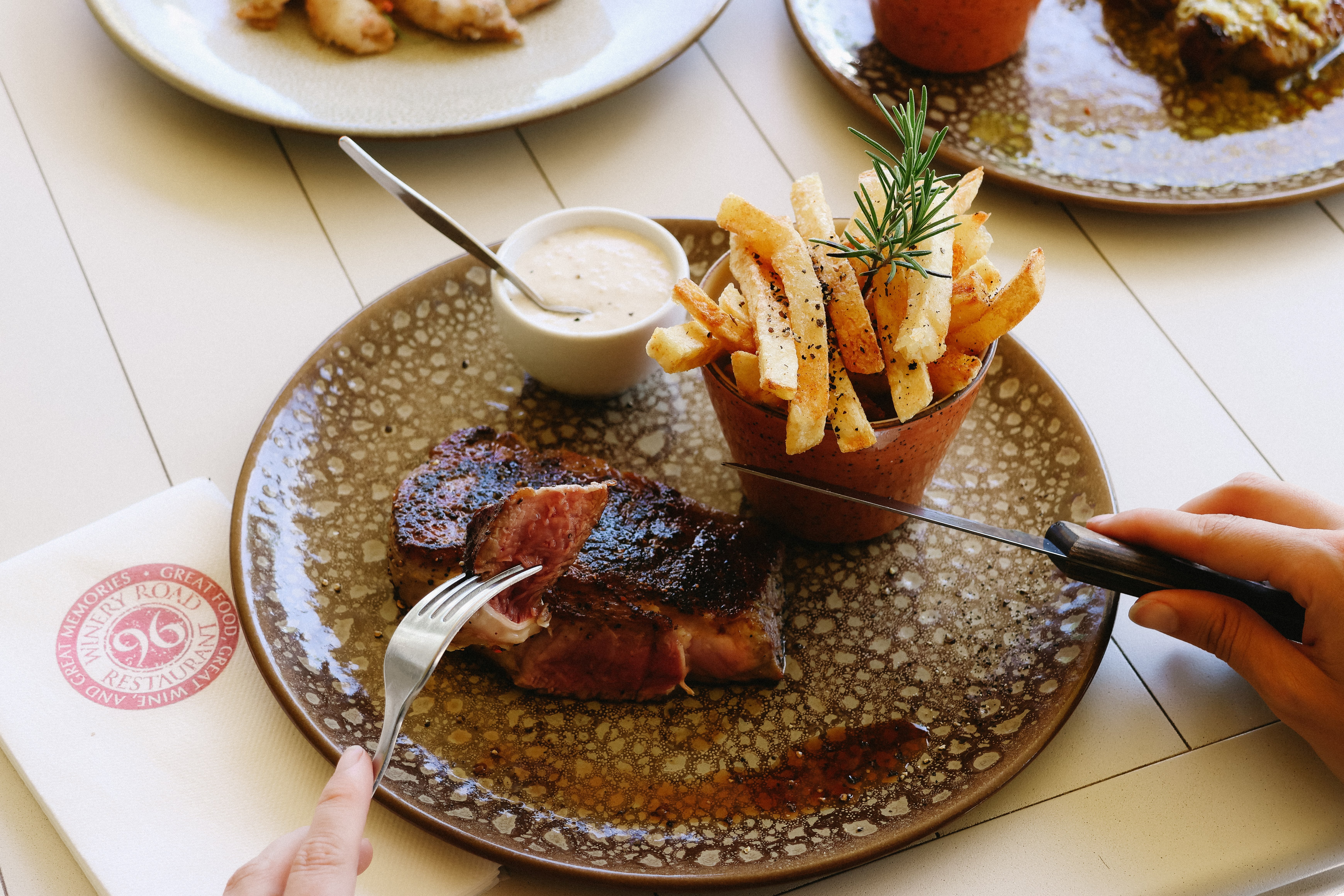 Safari track at dusk