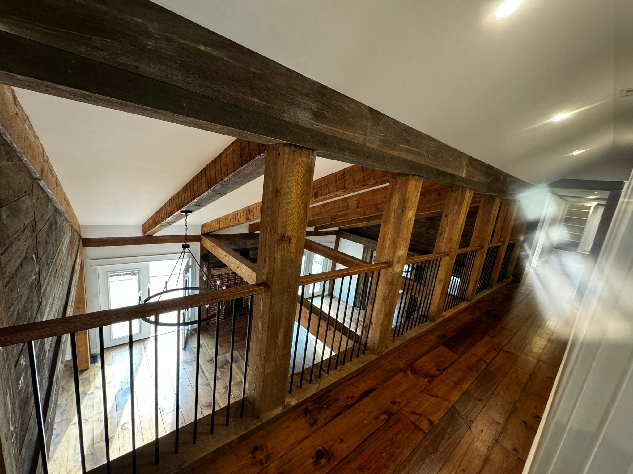 House addition and renovation in Sterling, MA — structural framing