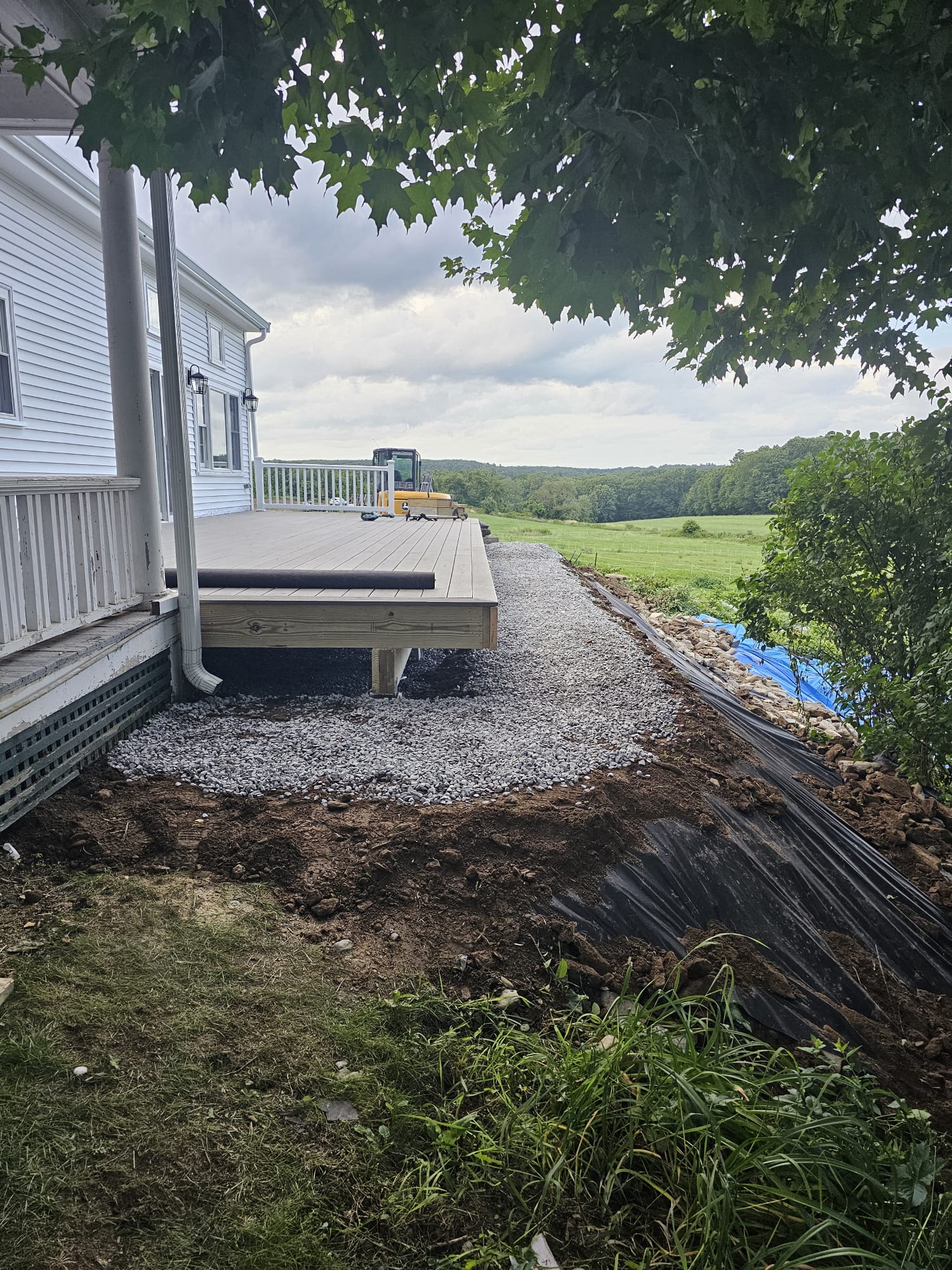 New deck construction in Sterling, MA — project overview