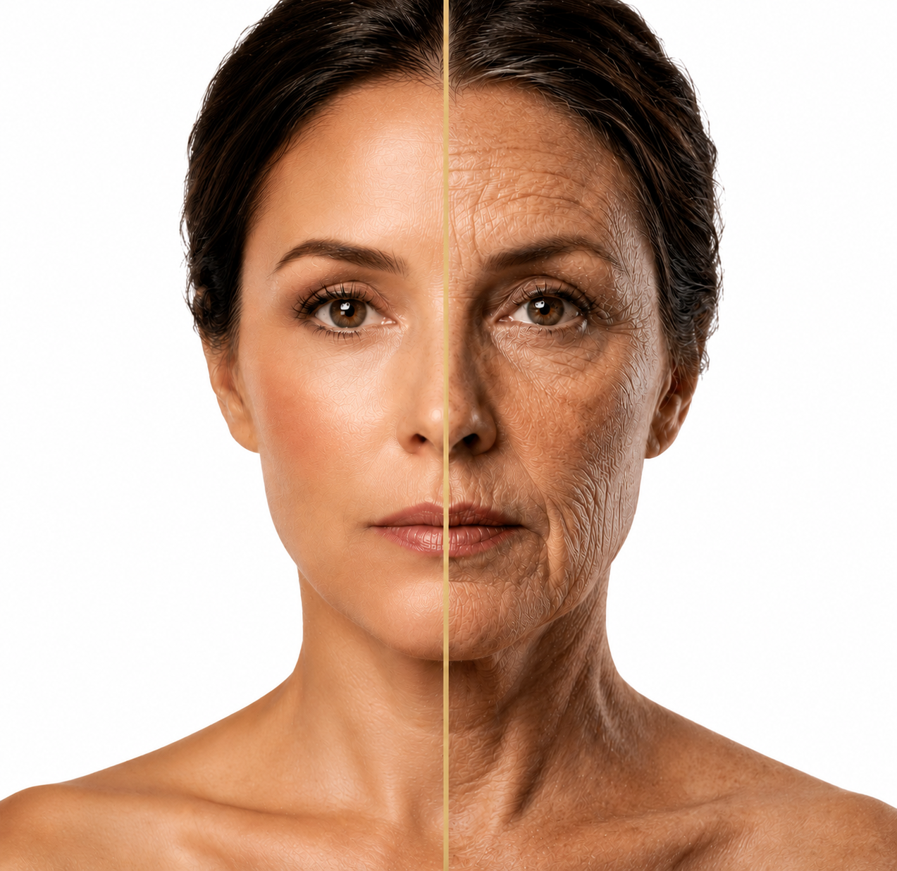 How skin changes with age as collagen declines