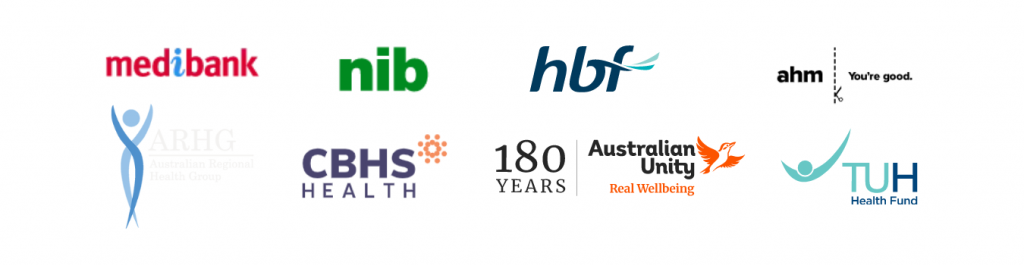 Medibank, NIB, HBF, AHM, ARHG, CBHS Health, Australian Unity, TUH