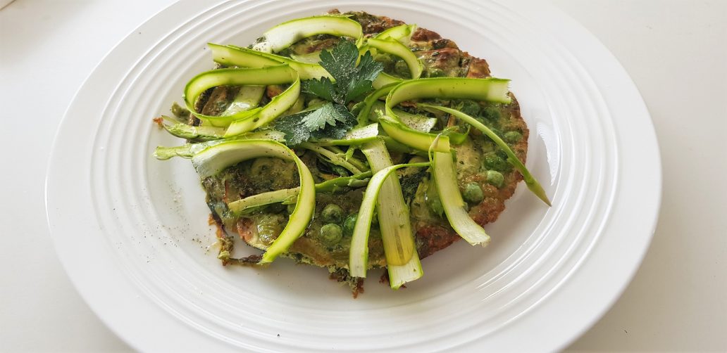 Glorious green frittata