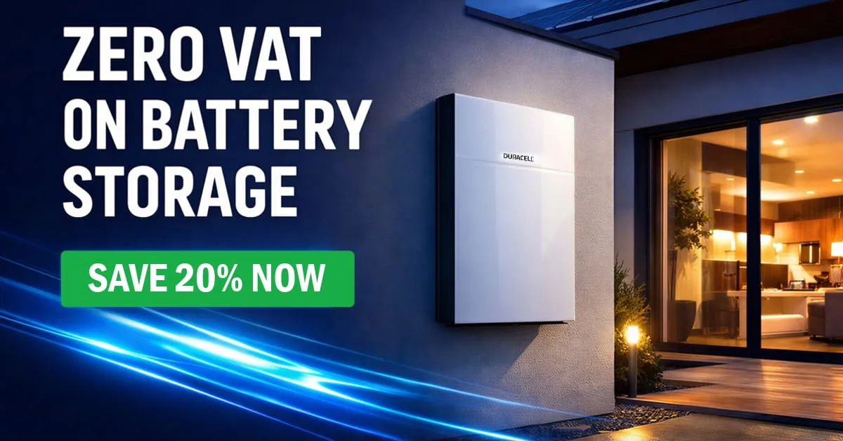 Zero VAT on Battery Energy Storage Systems