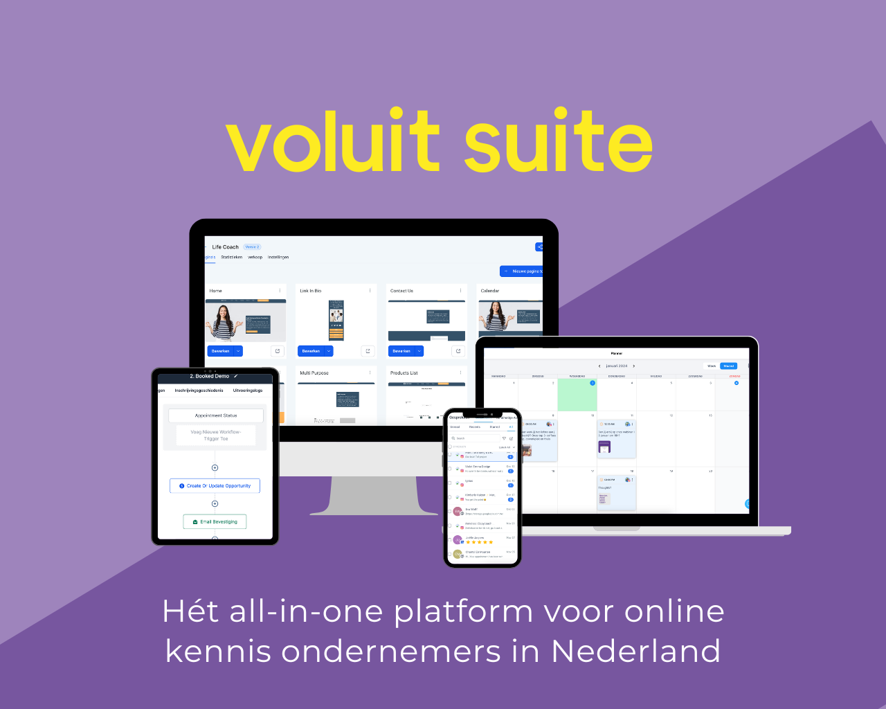 Voluit Suite platform overzicht