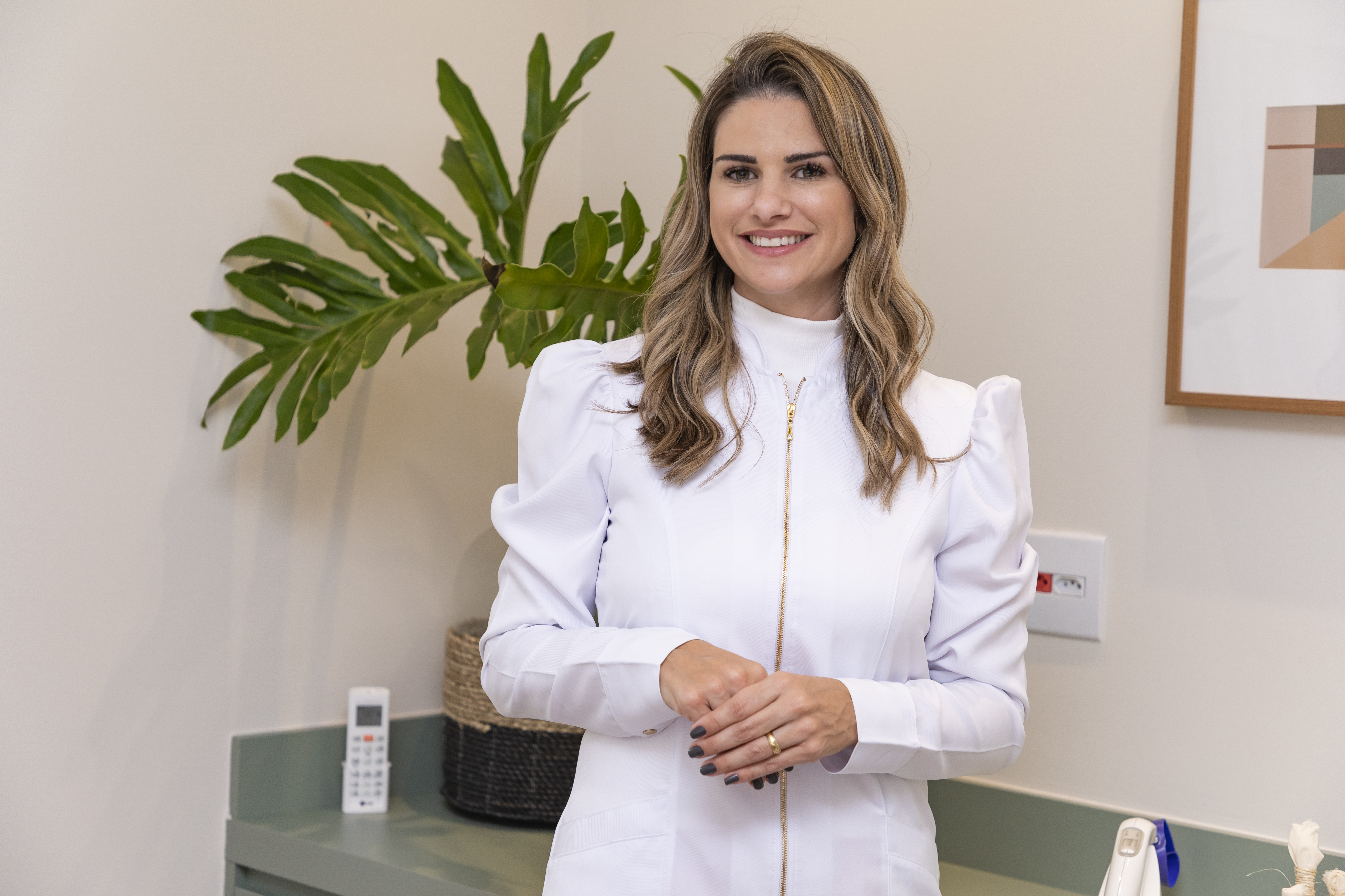 Médica satisfeita