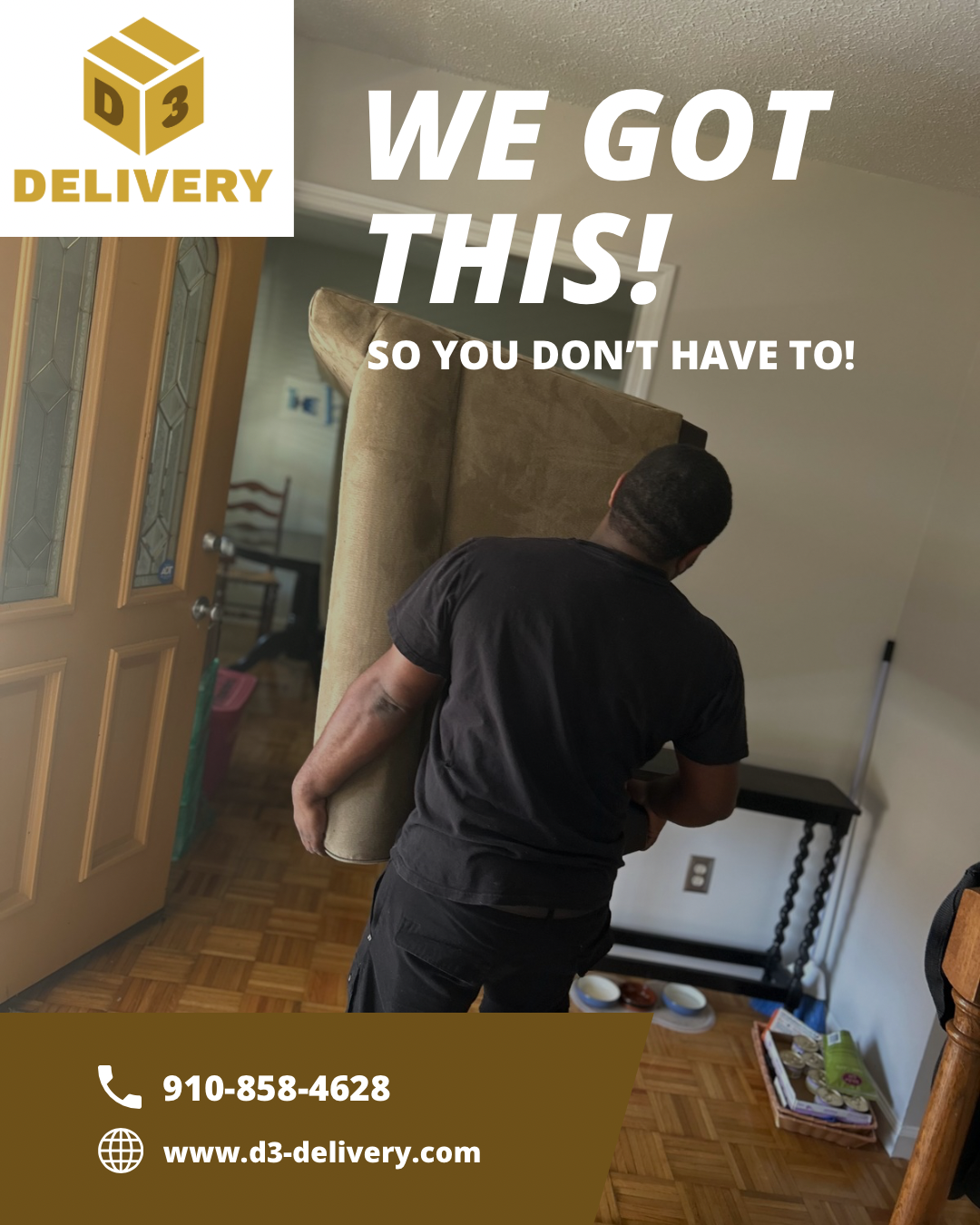 D3 Delivery - Moving in Fayetteville