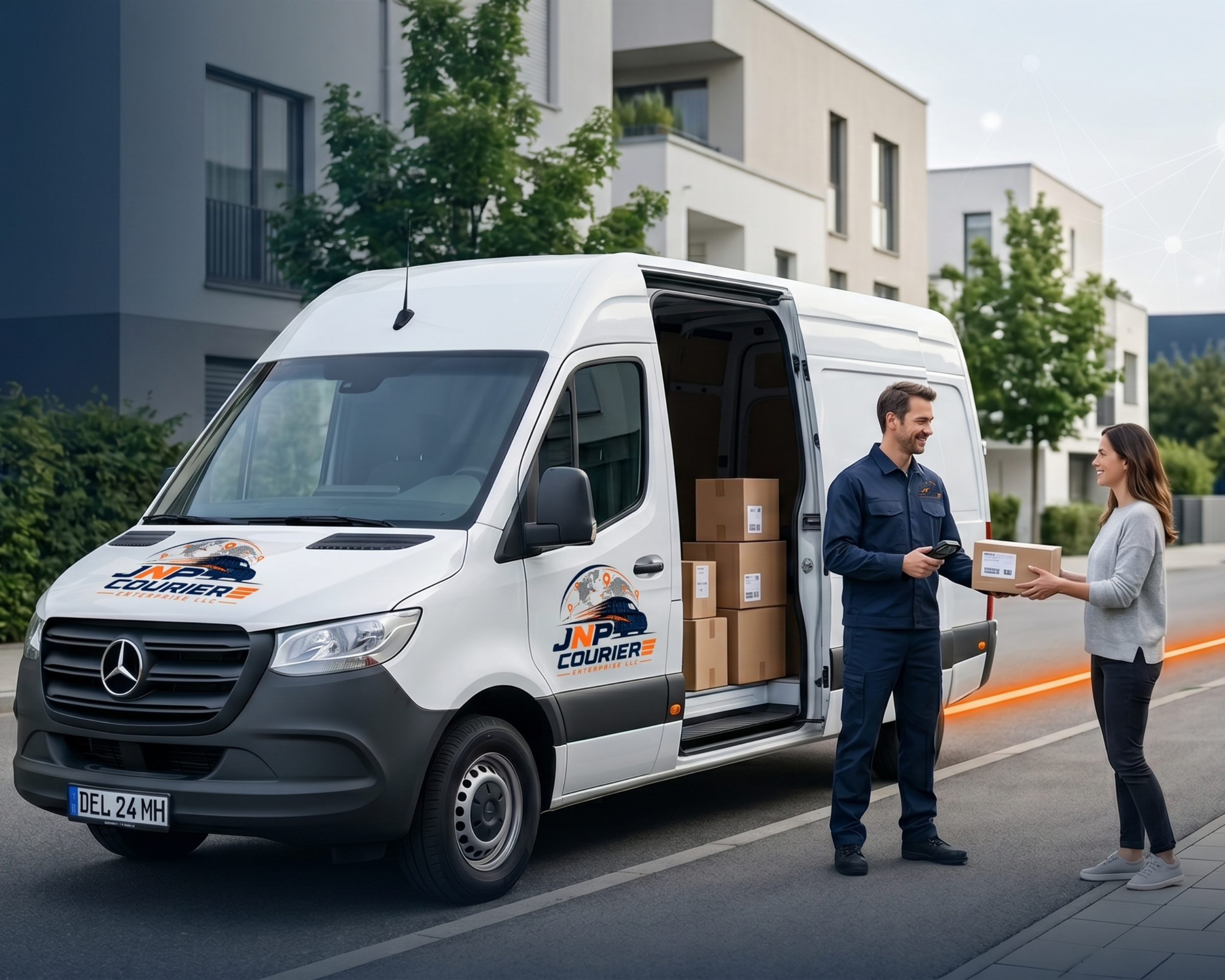 Dispatch team assigning deliveries to drivers