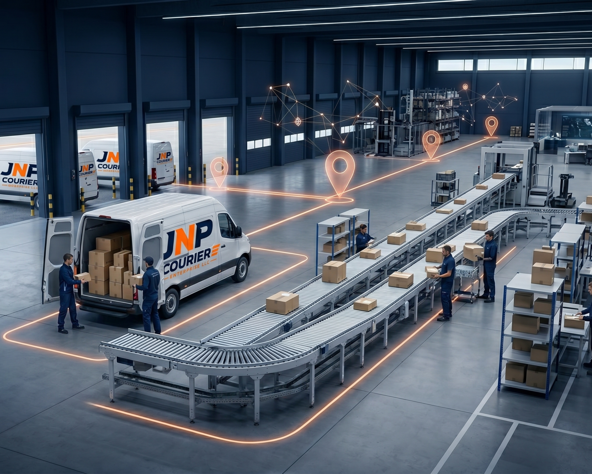 Real-time delivery tracking on laptop and mobile