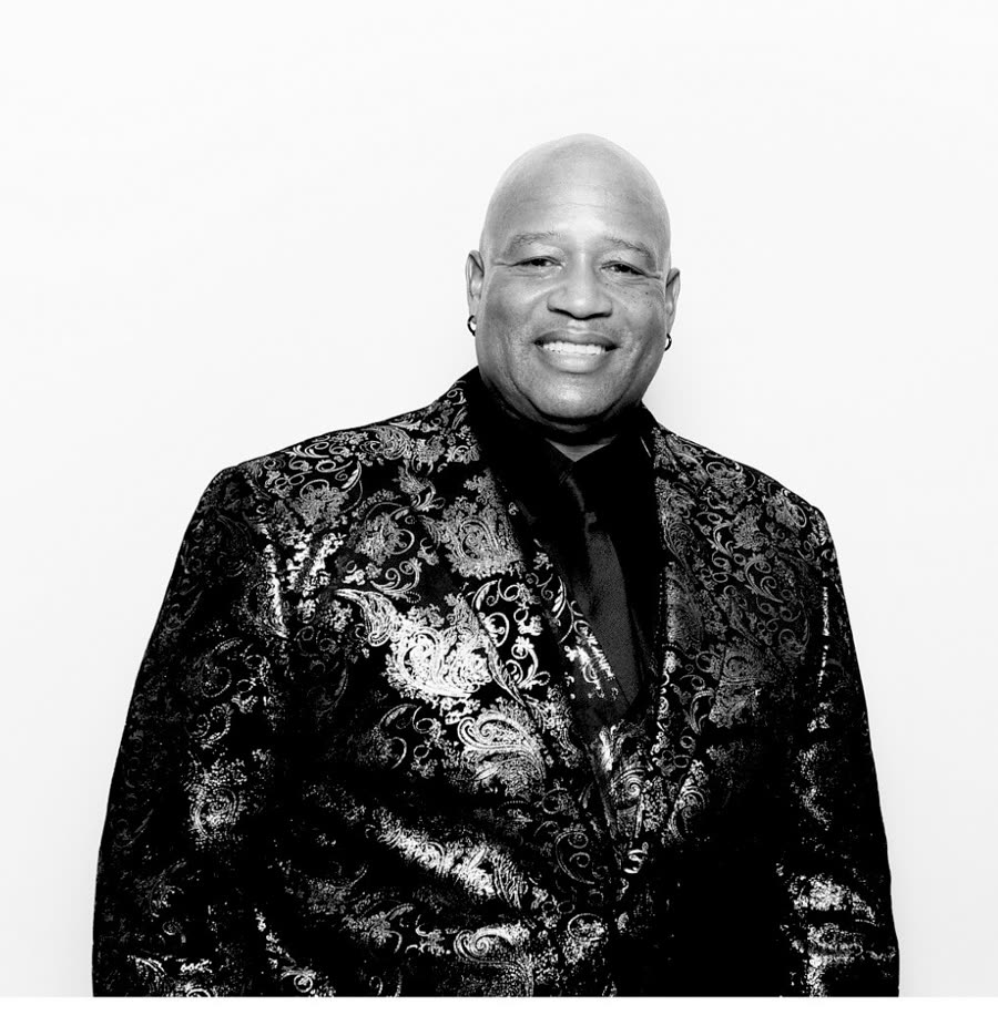 Studio portrait of Reggie Brown.