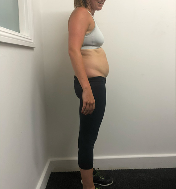 Emma before training at Atlas PT Swinton