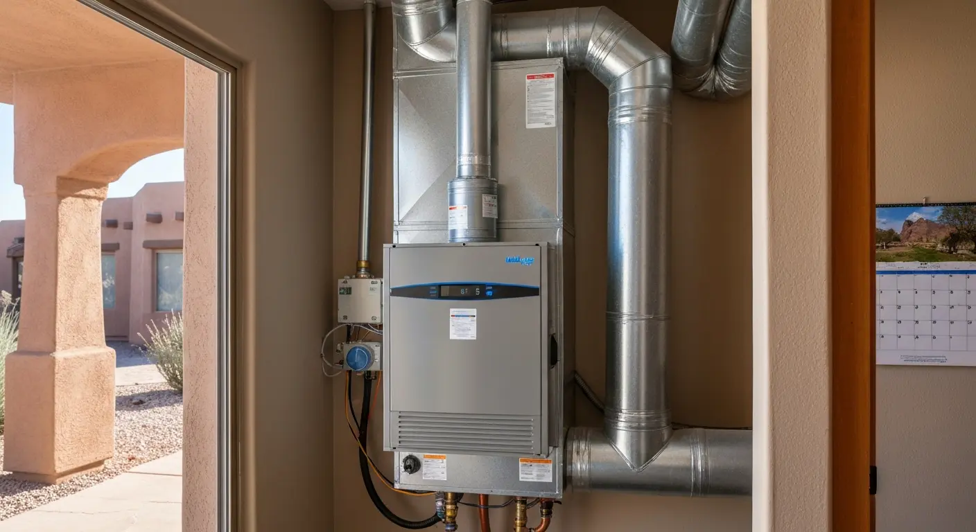 Furnace heating system installation