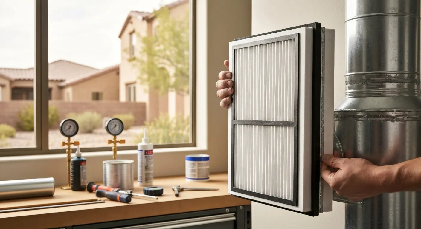Indoor air quality filters and ductwork