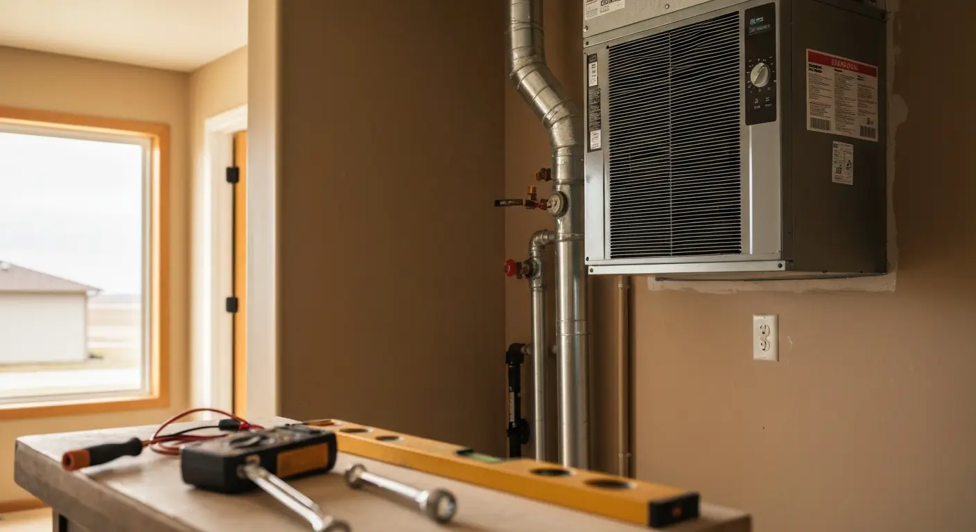 New HVAC system installation