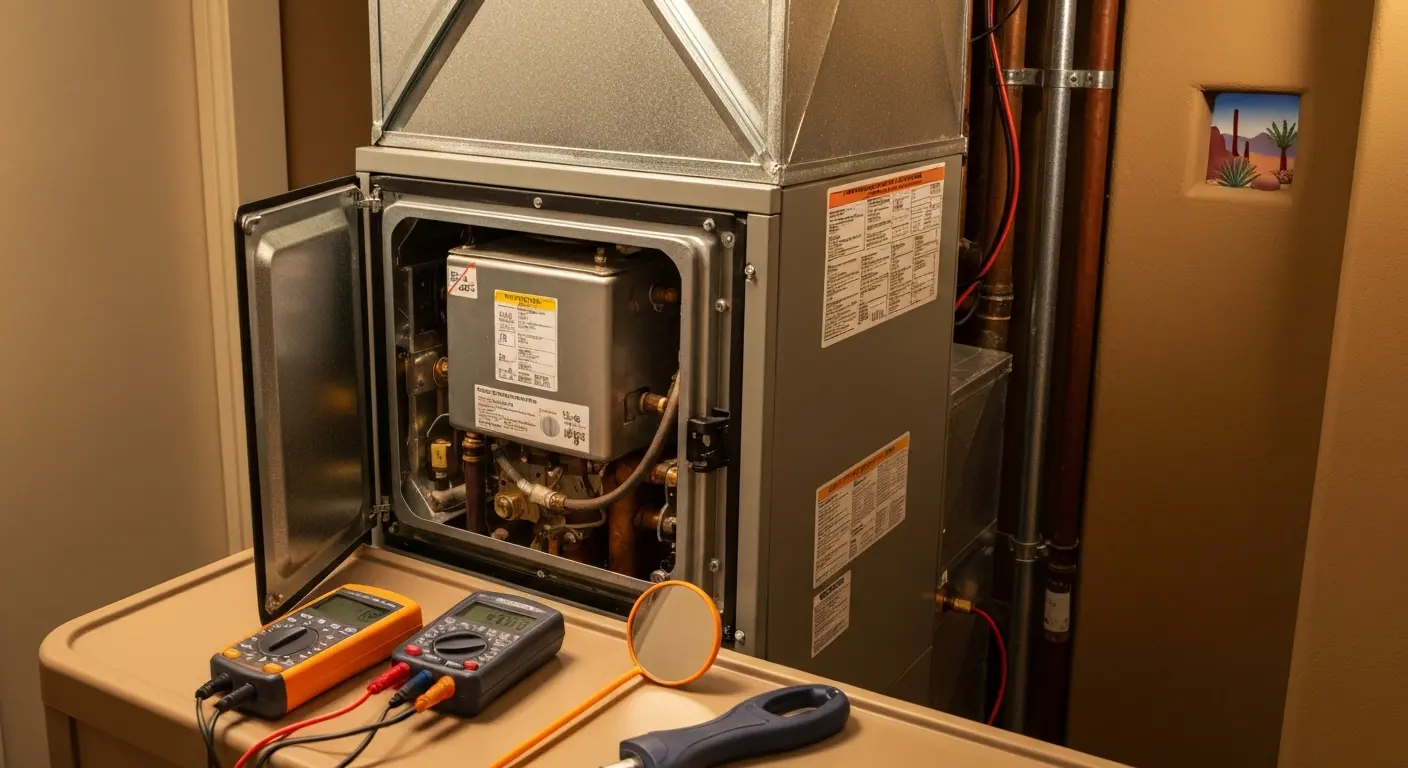 Furnace maintenance and inspection