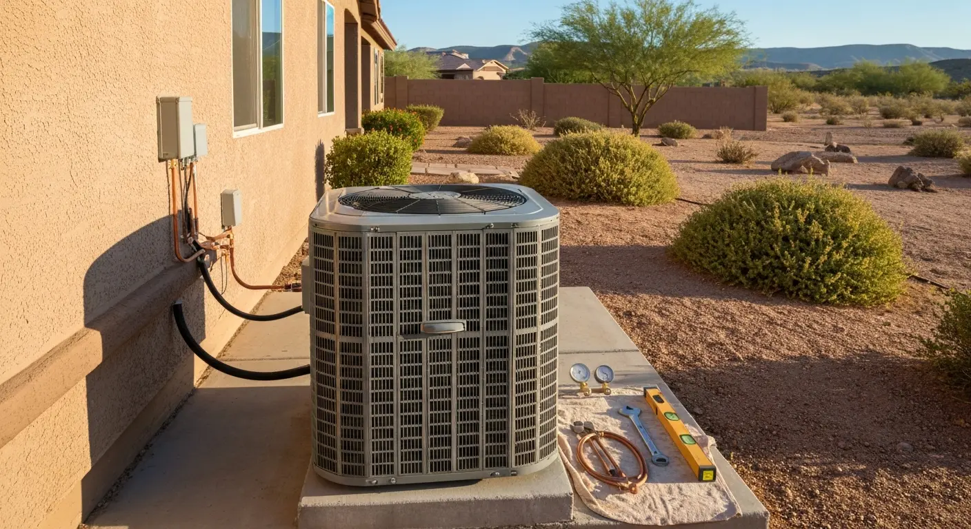 AC unit installation