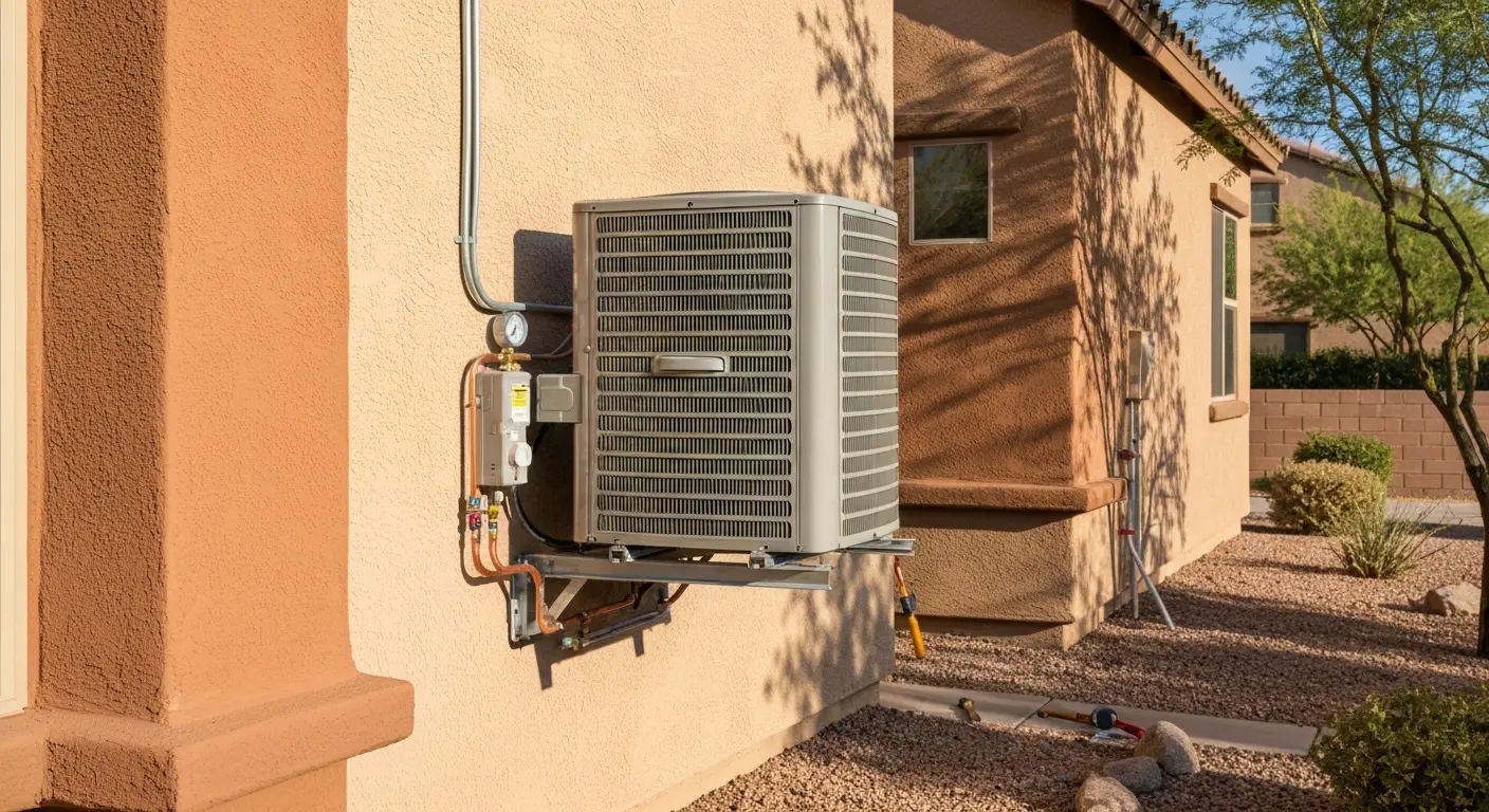 Air conditioning unit installation