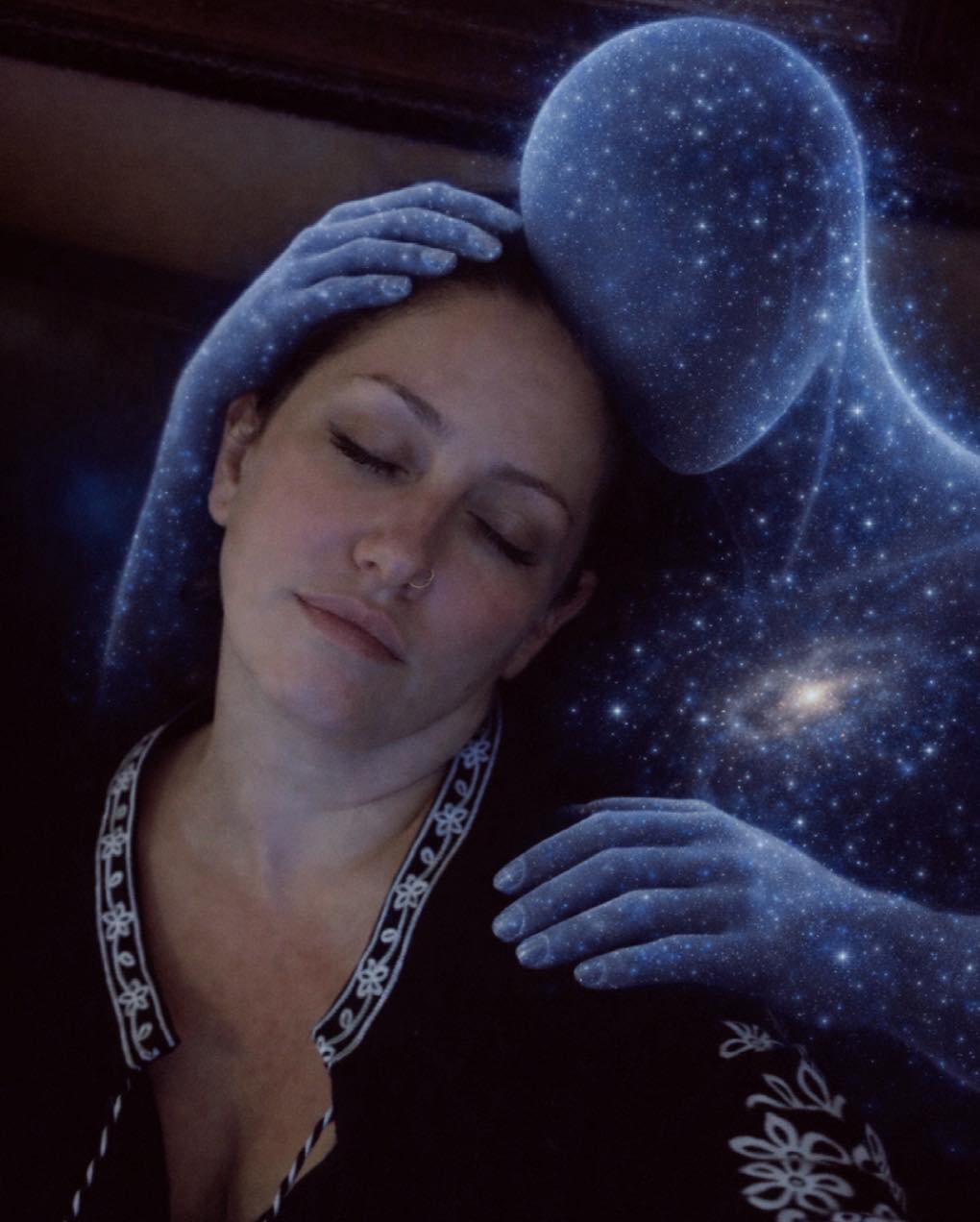 Mama Tiff sharing the origin story of the Blue and her first channeling experience.