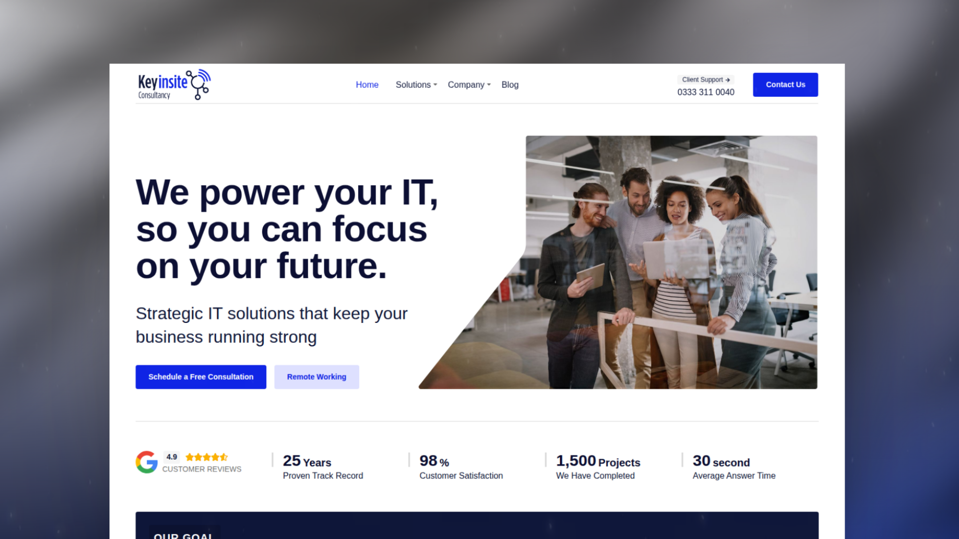 KeyInsite website