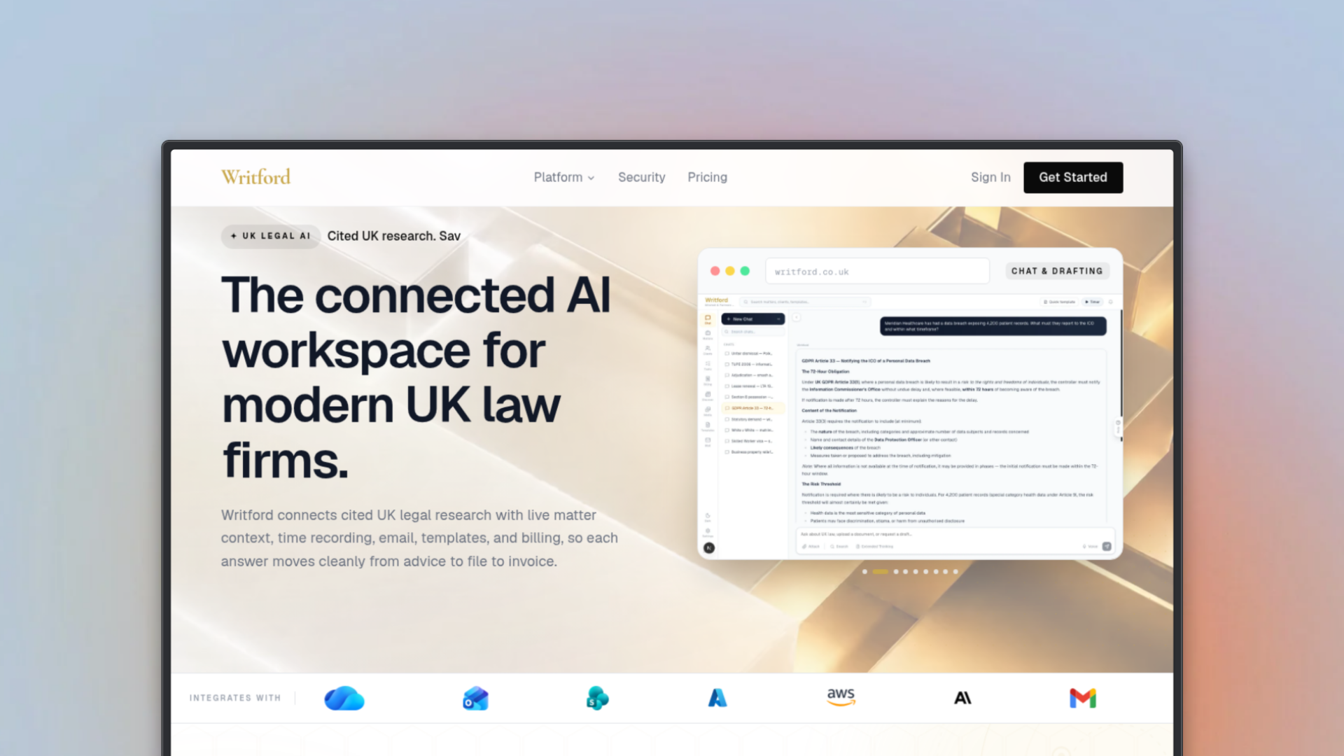 Writford website
