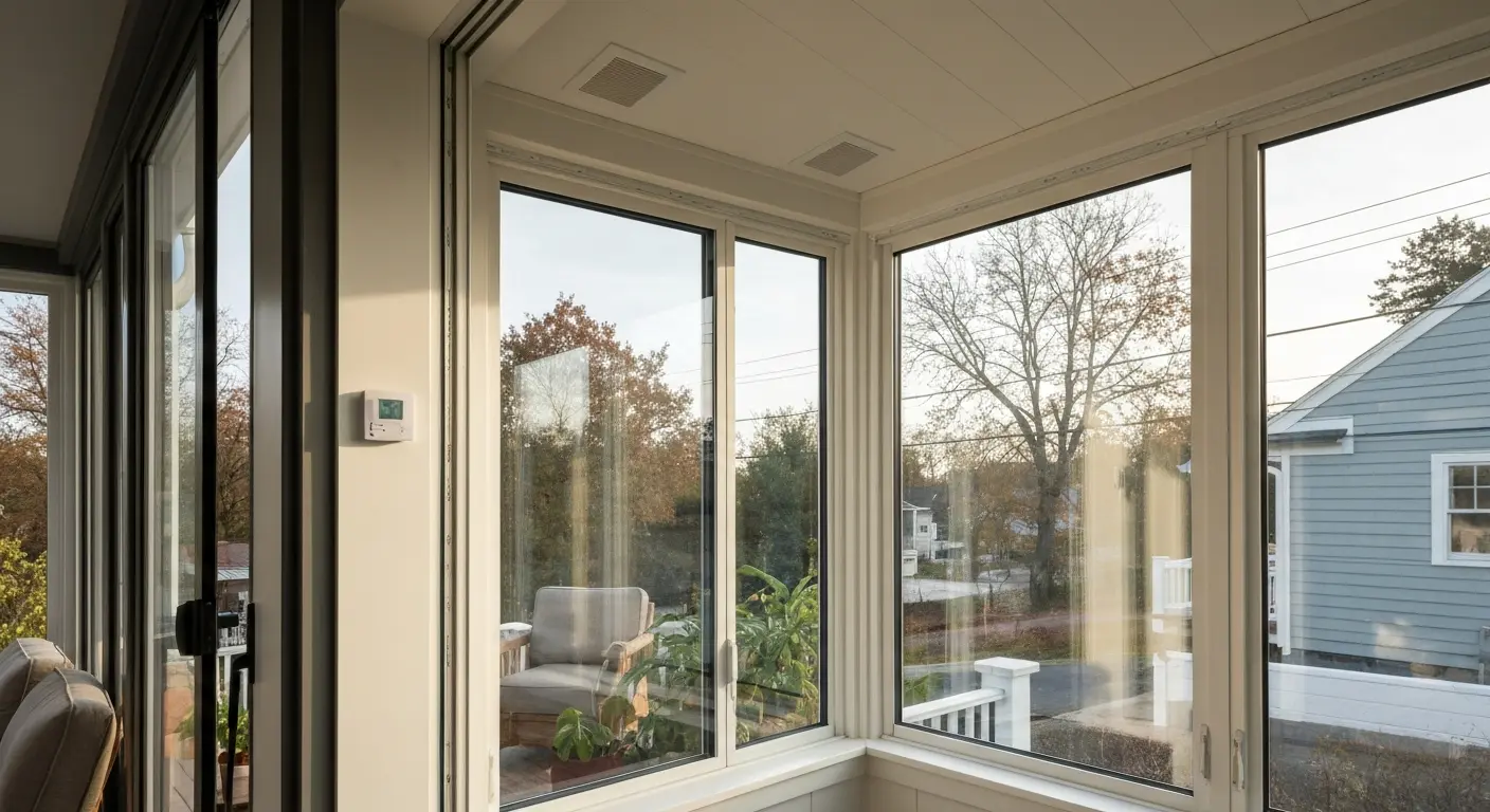 Four-season sunroom