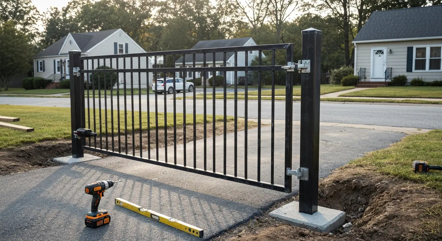 Custom gate installation