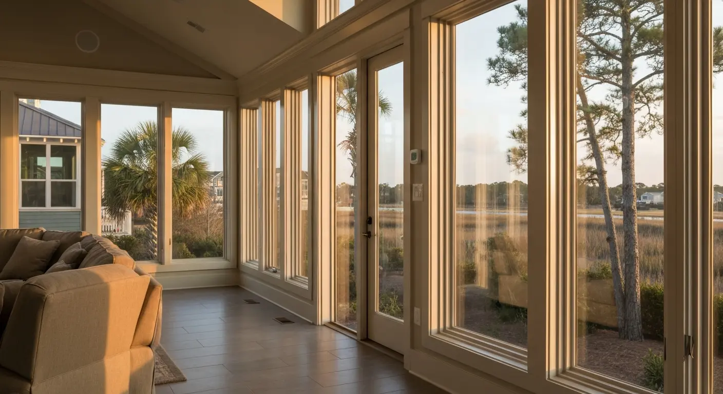 Four-season insulated sunroom