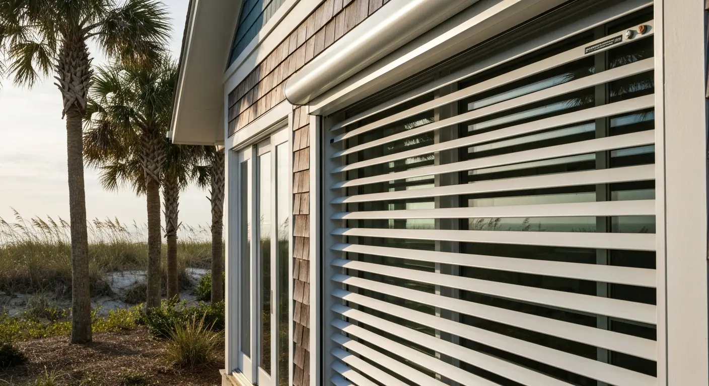 Rolling shutter installation