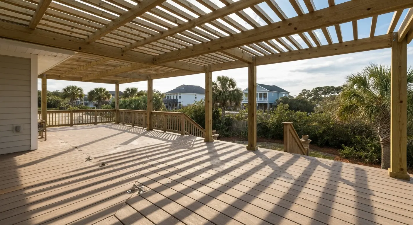 Pergola shade structure
