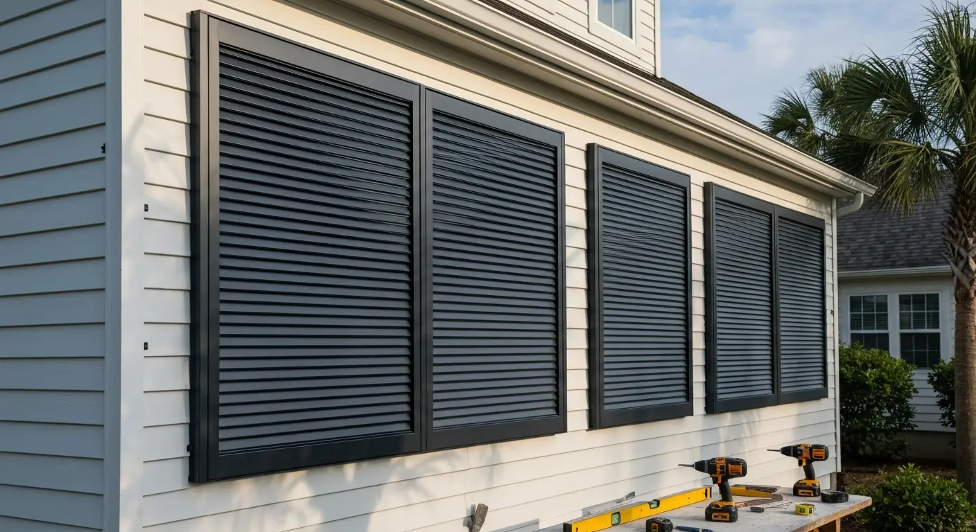 Impact-resistant shutter