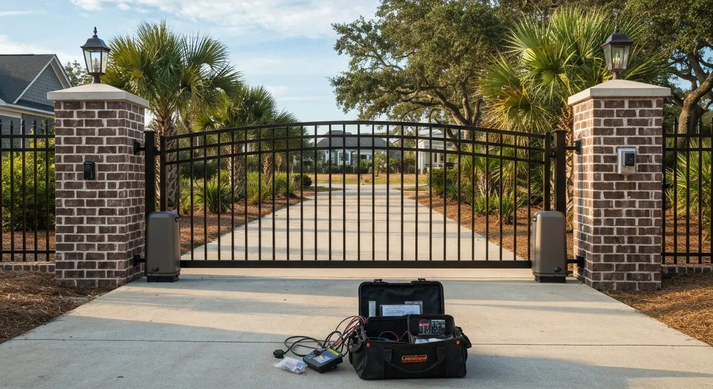 Swing gate automation system