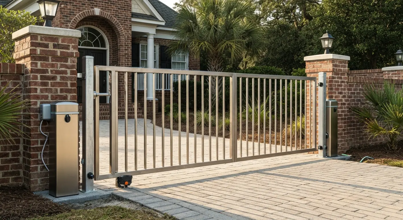 Automated security gate installation