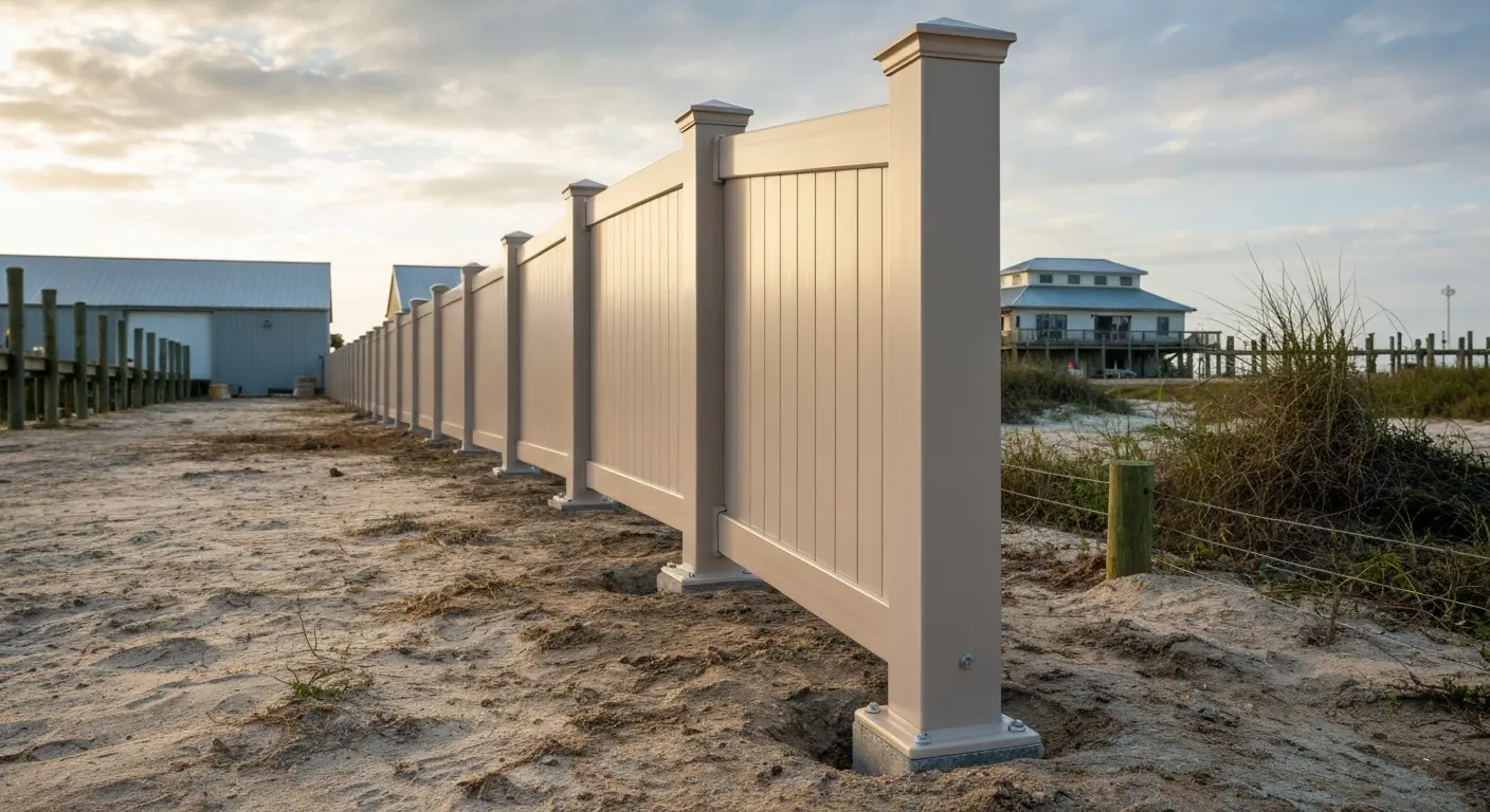 Commercial fence project