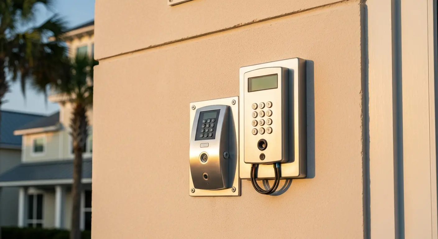 Access control keypad and intercom