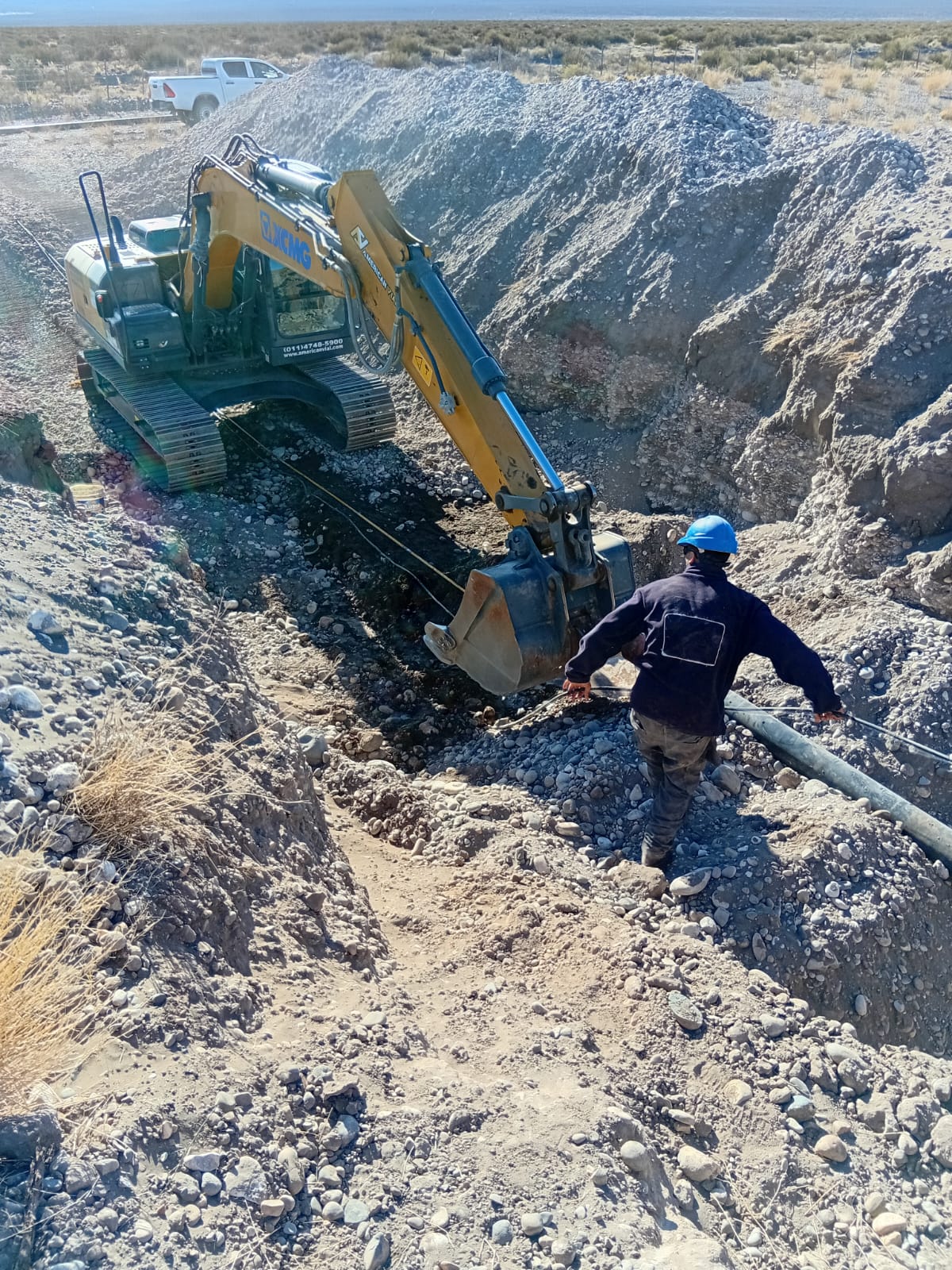 Cruce de ruta petrolero, empresa de Malargüe