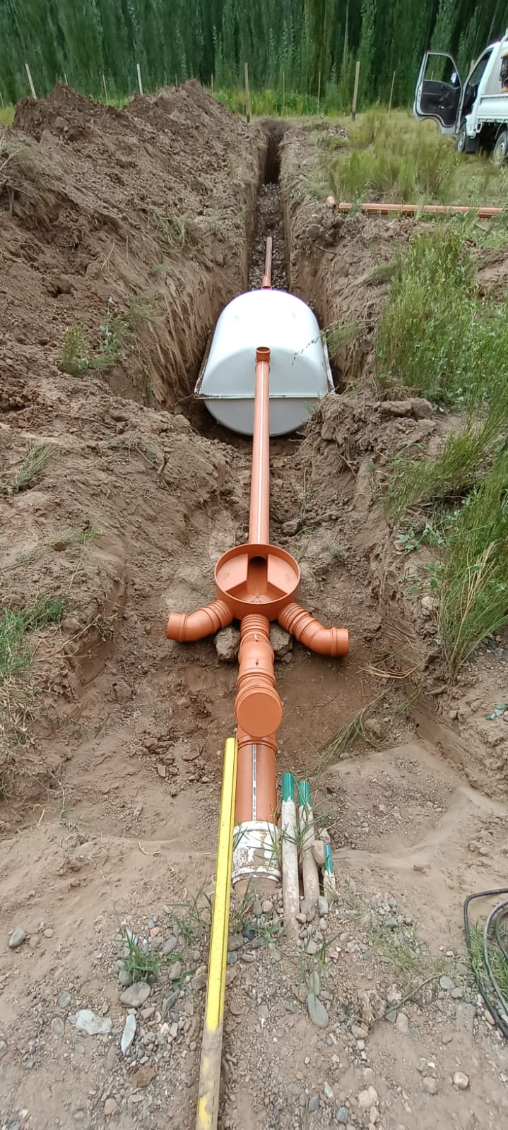Planta de tratamiento Ecotanq domiciliaria en Tupungato