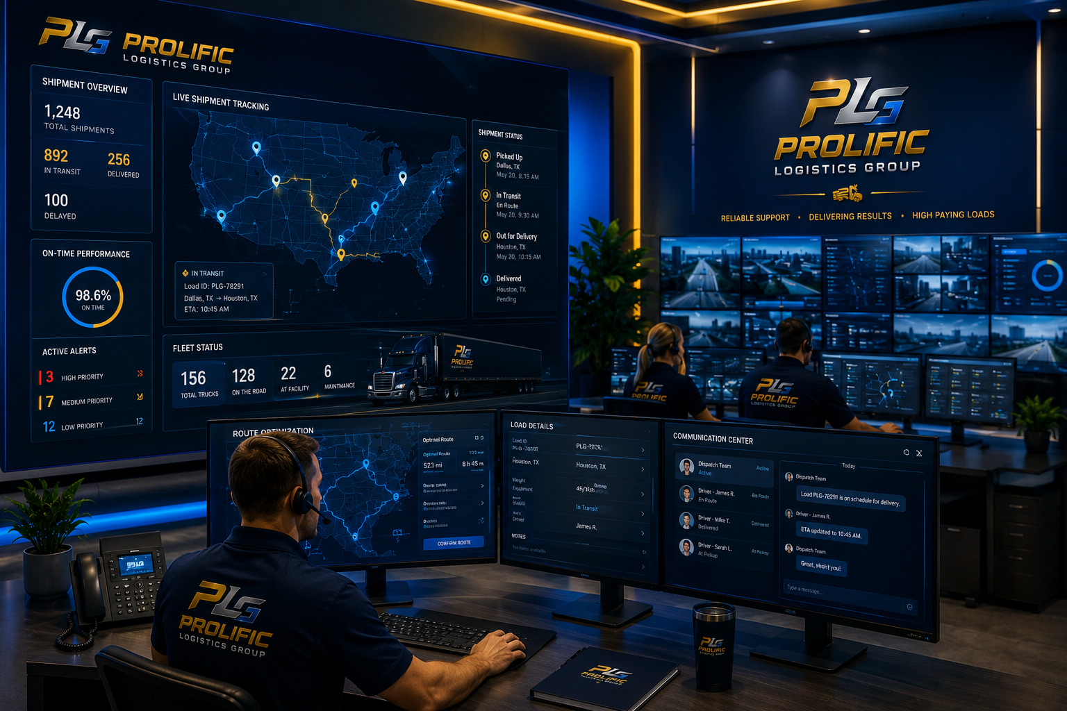 Same-day delivery operations hub