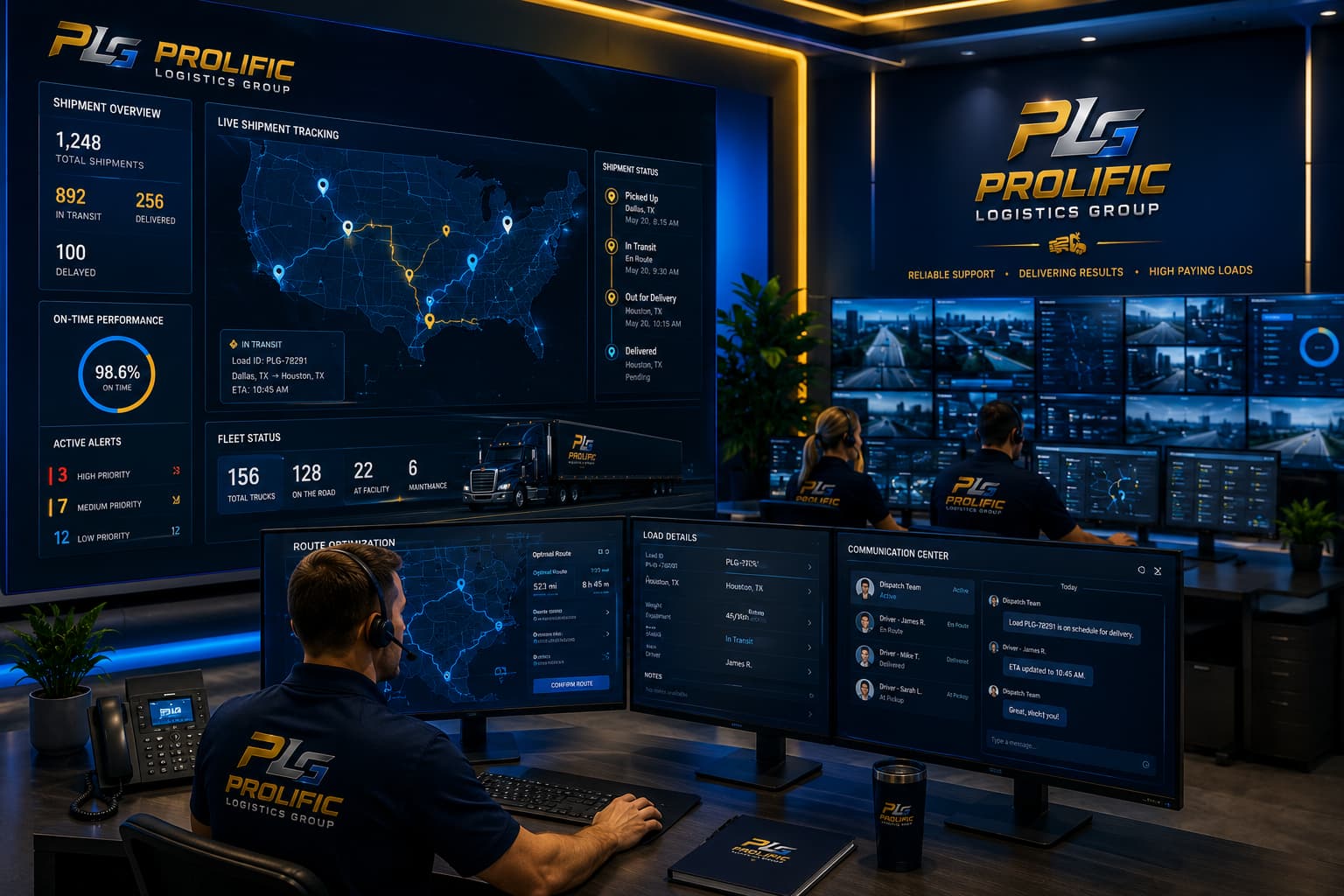 Same-day delivery operations hub