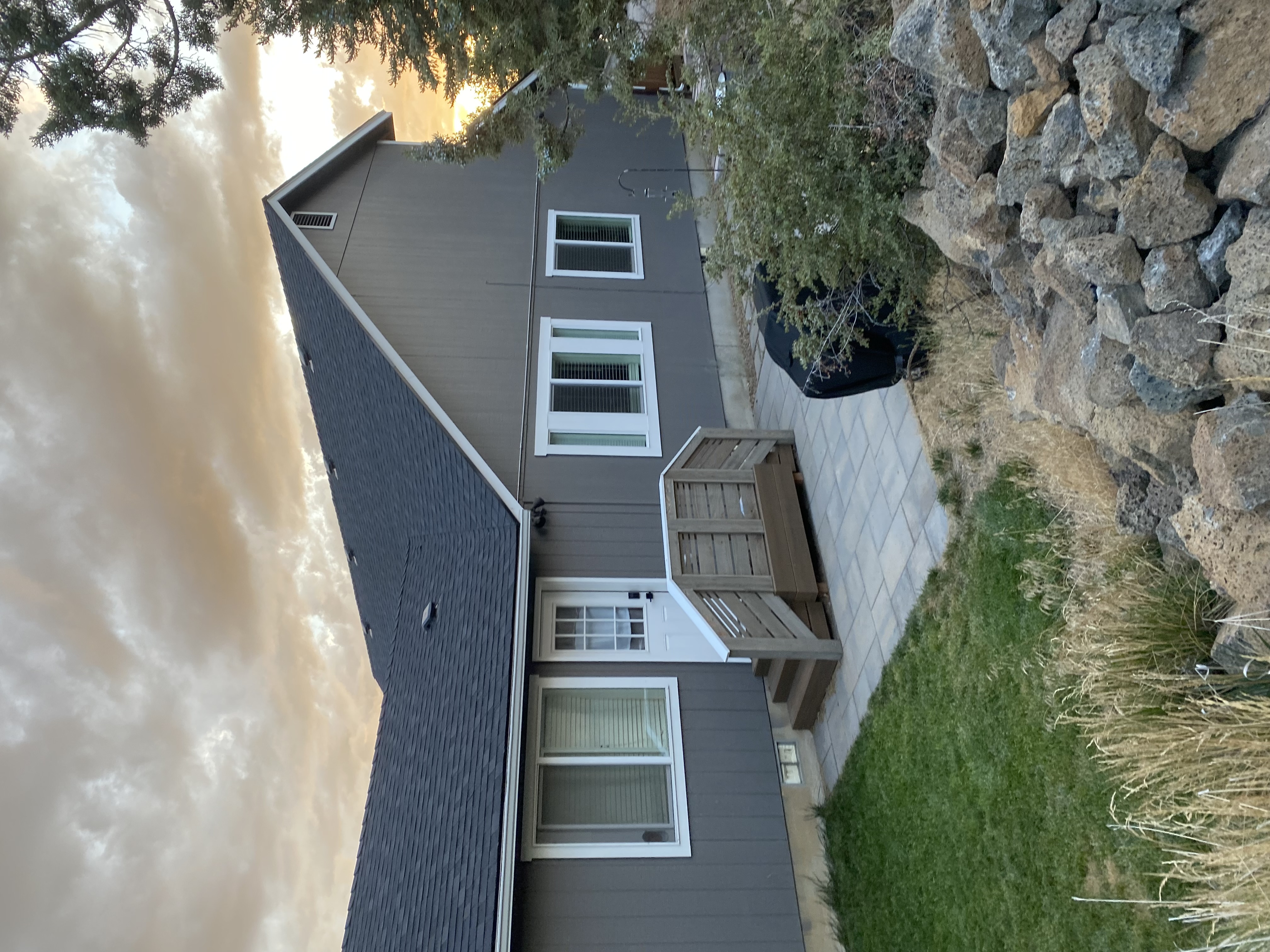 Home with completed defensible space