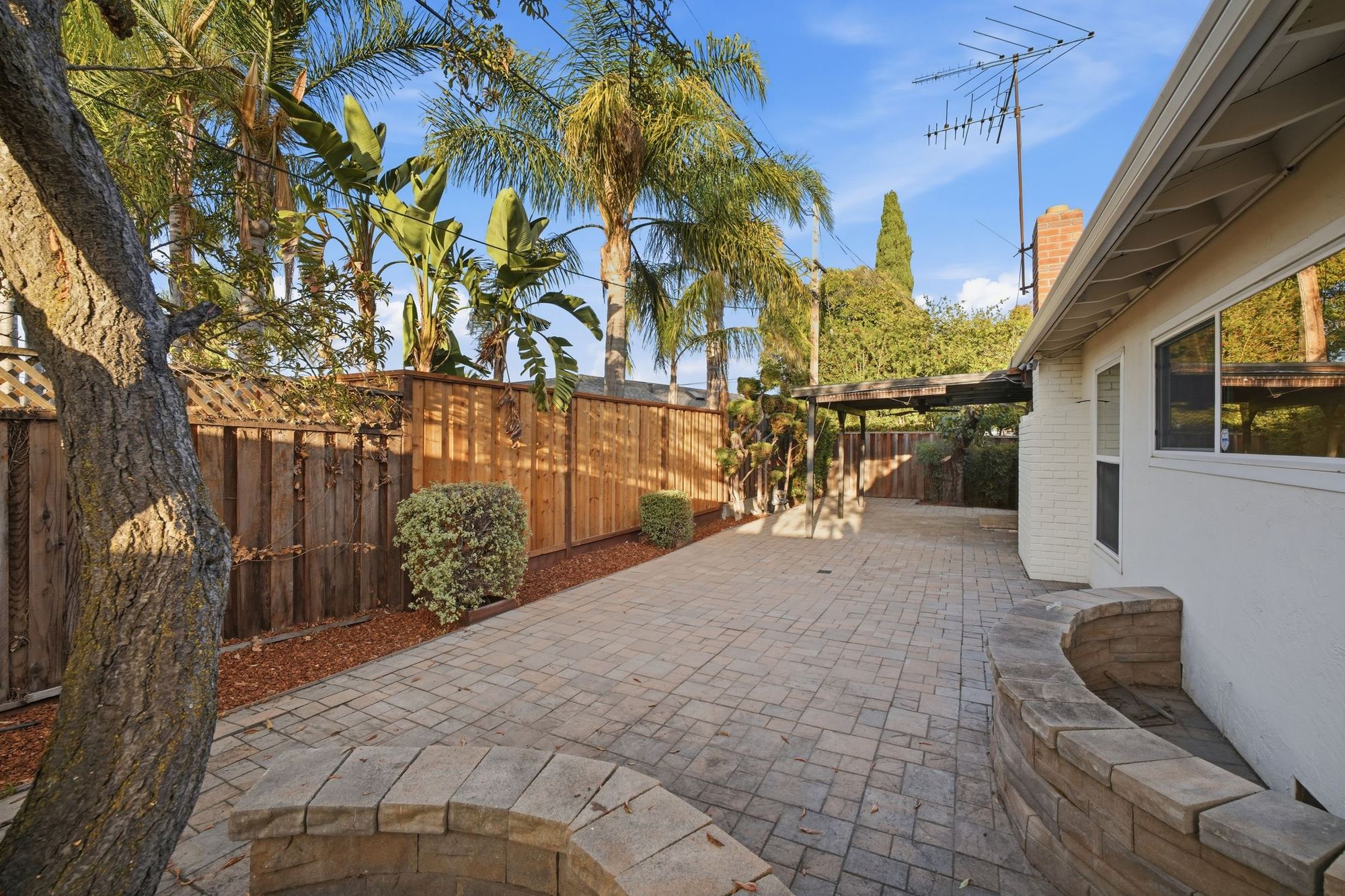Backyard patio