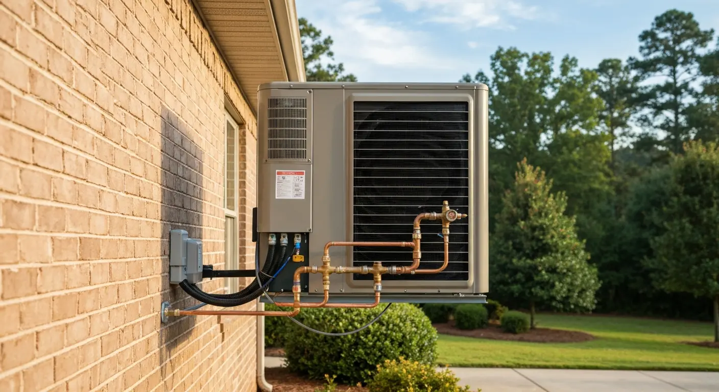 Heat pump outdoor unit in Taylors
