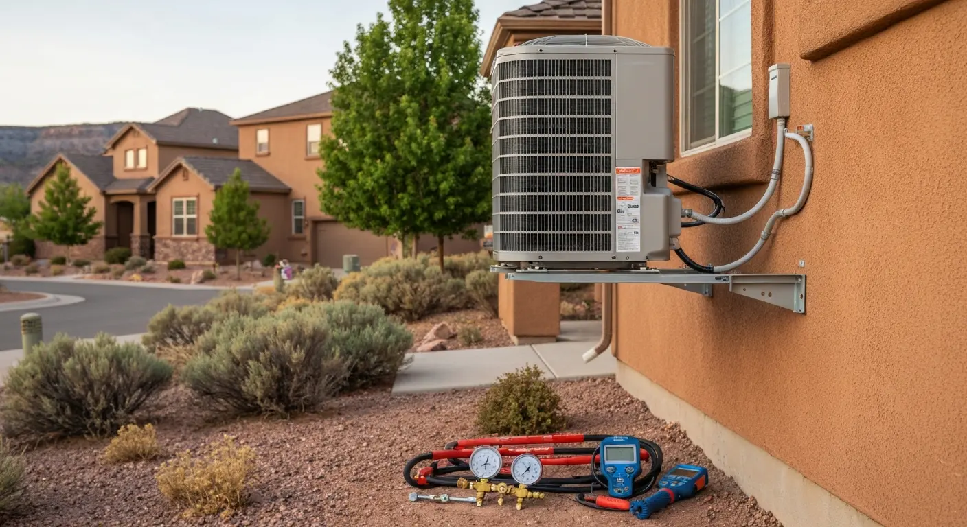 HVAC installation work