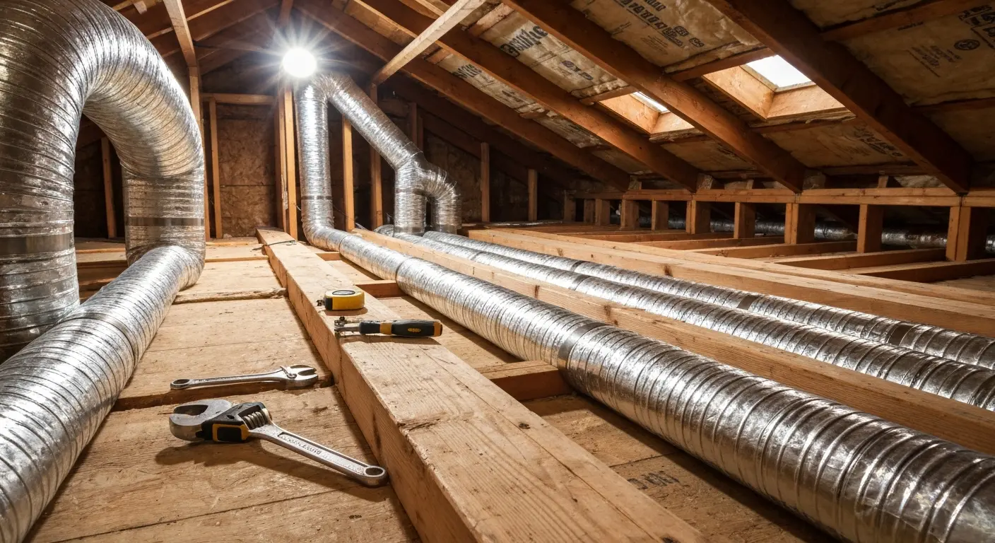 Ductwork installation process