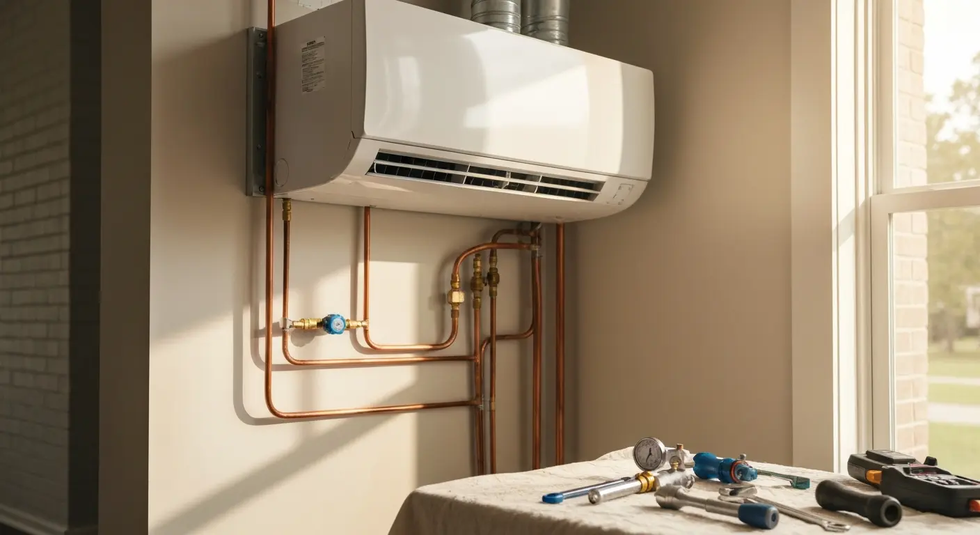 HVAC installation in Greenville