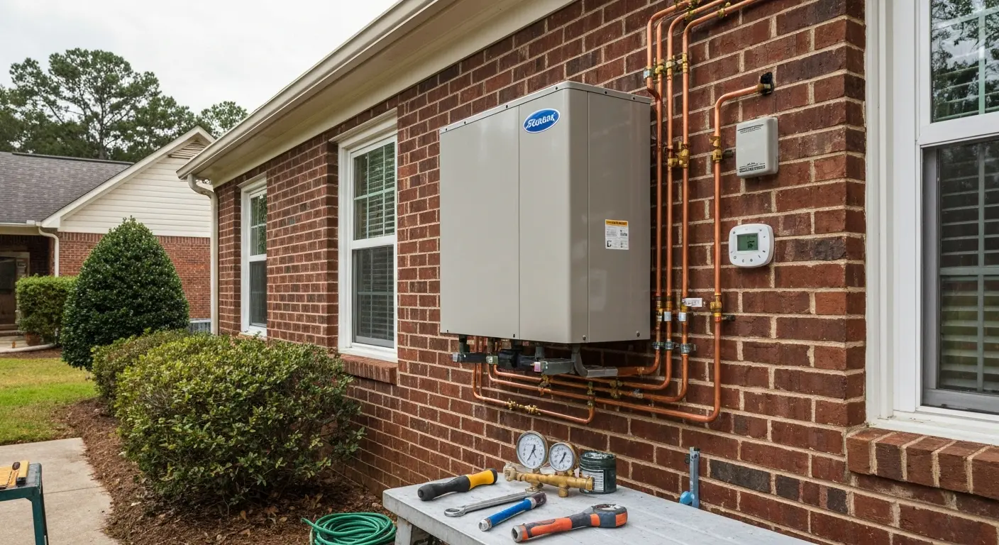 Heat pump system installation