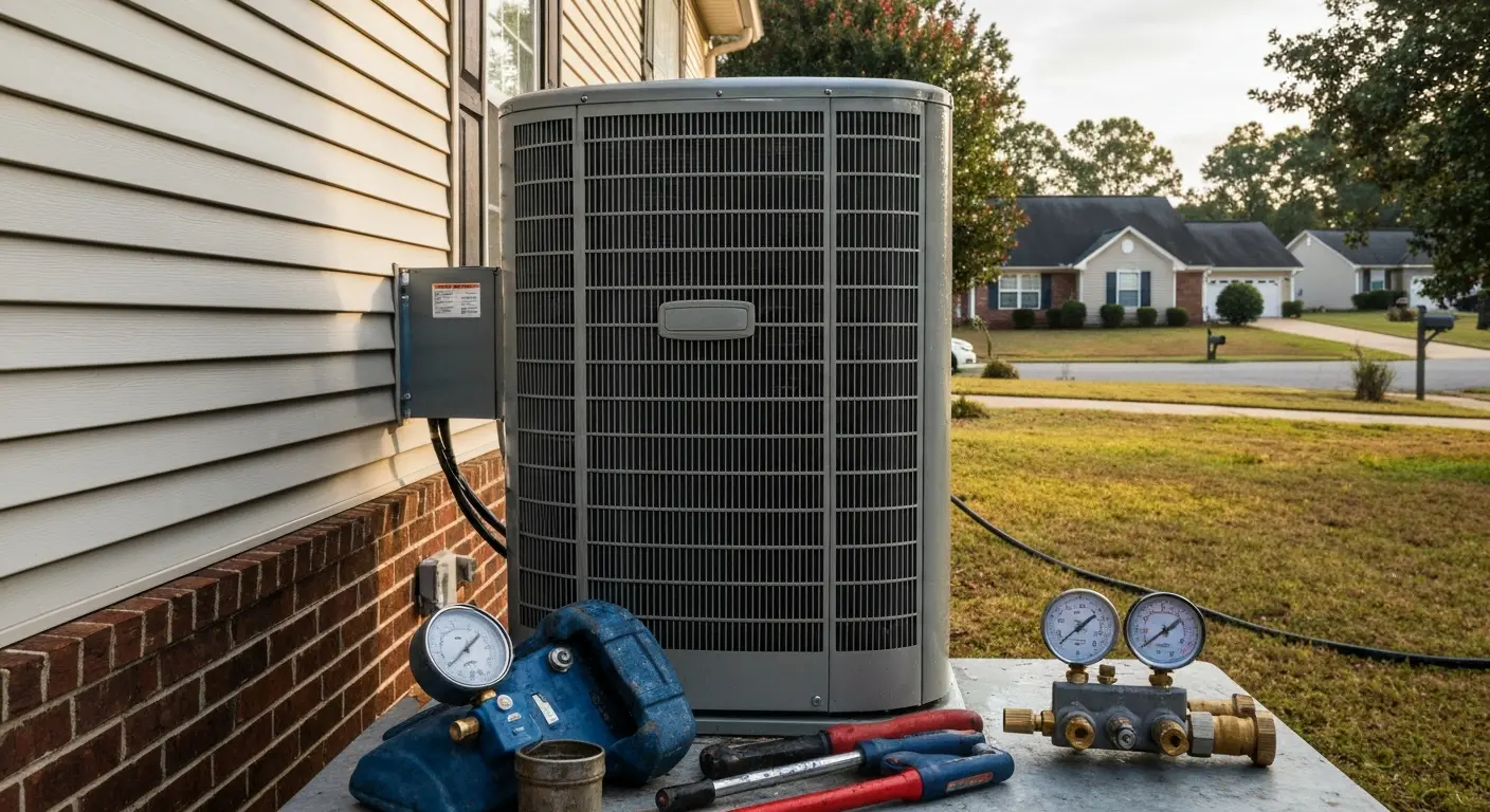 Central air conditioning repair